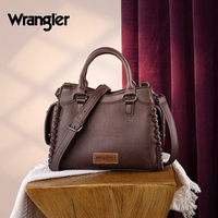 Wrangler Braided Tote Bag - Coffee