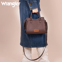 Wrangler Braided Tote Bag - Coffee