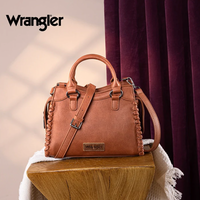 Wrangler Braided Tote Bag - Brown