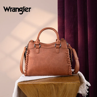 Wrangler Braided Tote Bag - Brown