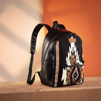 Wrangler Aztec Knitted Backpack - Black