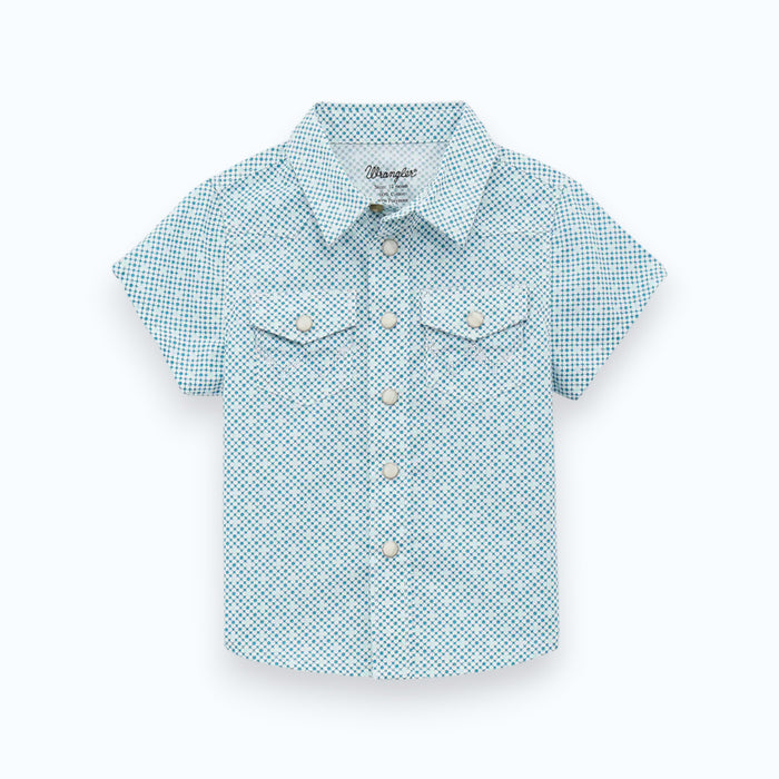Little Boy Short Sleeve Western Shirt