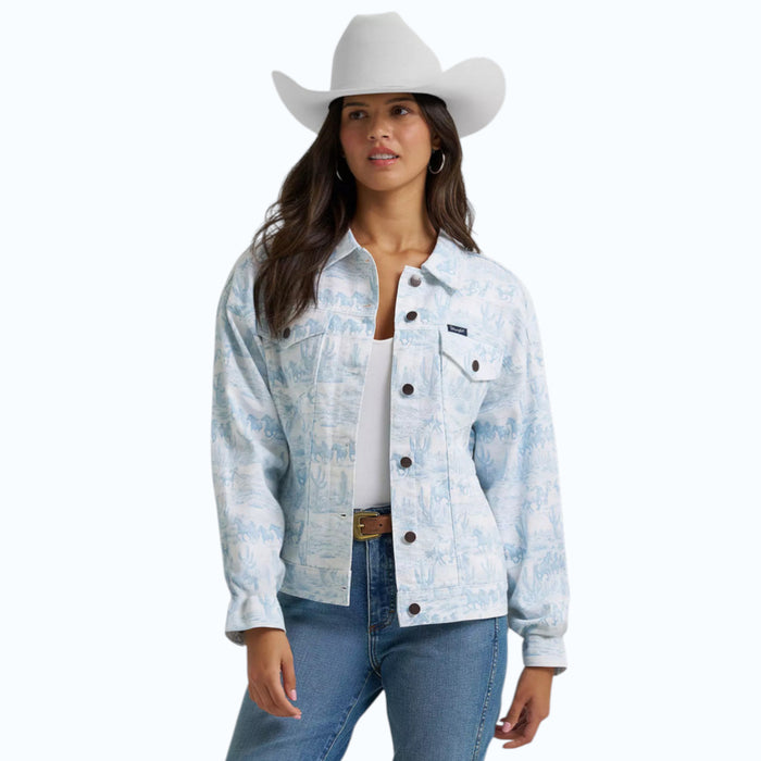 Womens Denim Relaxed Fit Jacket