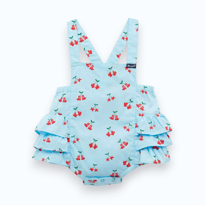 Baby Girls Western Ruffle Onesie