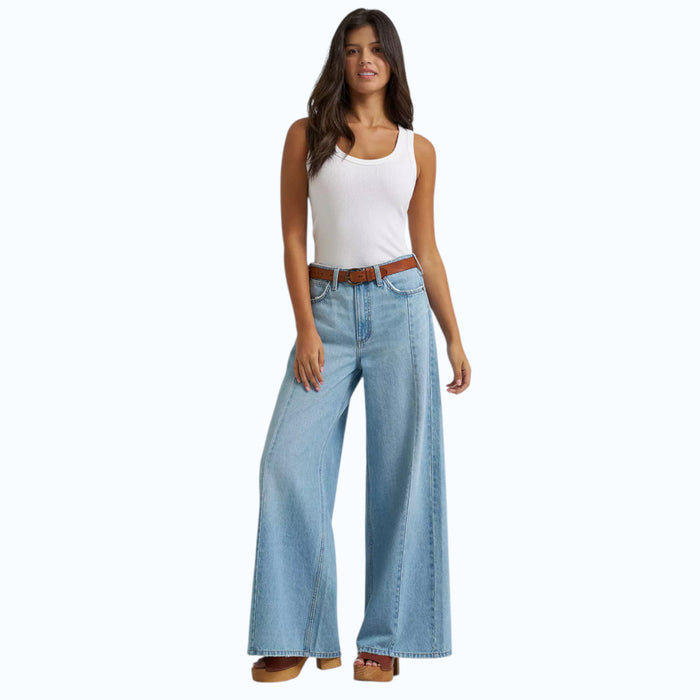 Womens Wrangler Retro Bailey High Rise Jeans - Light Wash