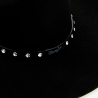 Wrangler Women’s Adjustable Rhinestone Wool Cowboy Hat