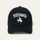 Stetson Co. Rodeo Bronco Black Baseball Cap
