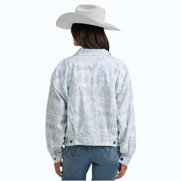 Womens Denim Relaxed Fit Jacket