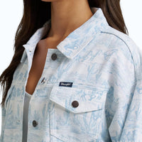 Womens Denim Relaxed Fit Jacket
