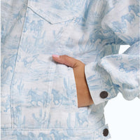 Womens Denim Relaxed Fit Jacket