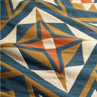 Pendleton Quilted Star Indigo Matelasse Coverlet