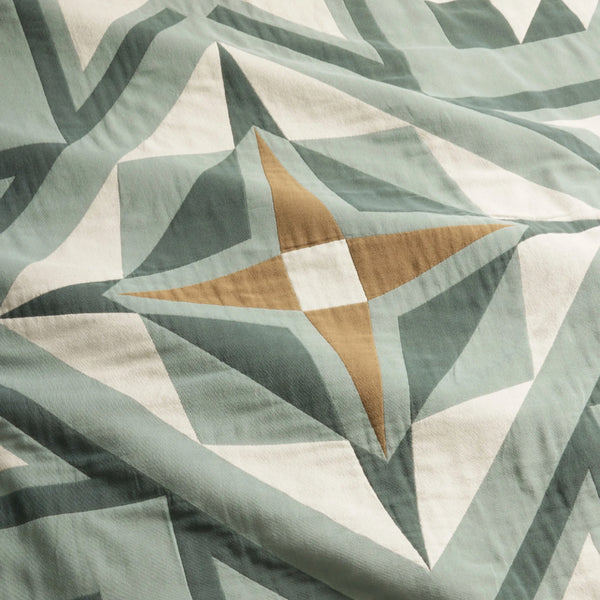 Pendleton Quilted Star Shale Matelasse Coverlet