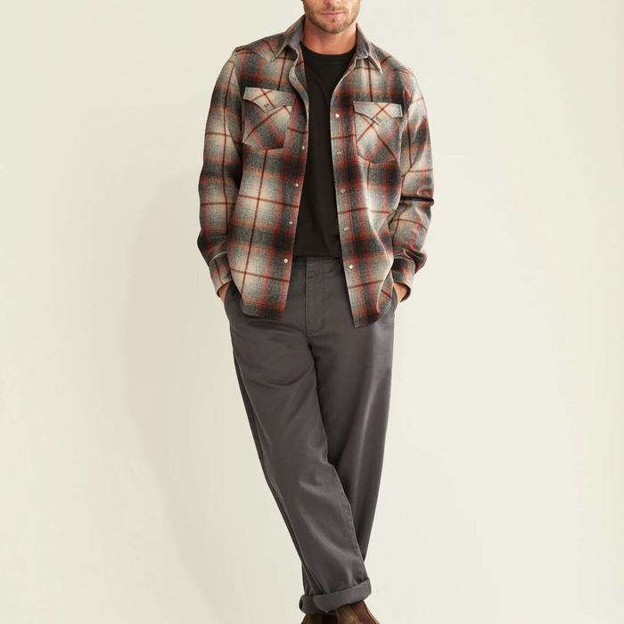Men’s Pendleton Plaid Snap-Front Western Canyon Shirt