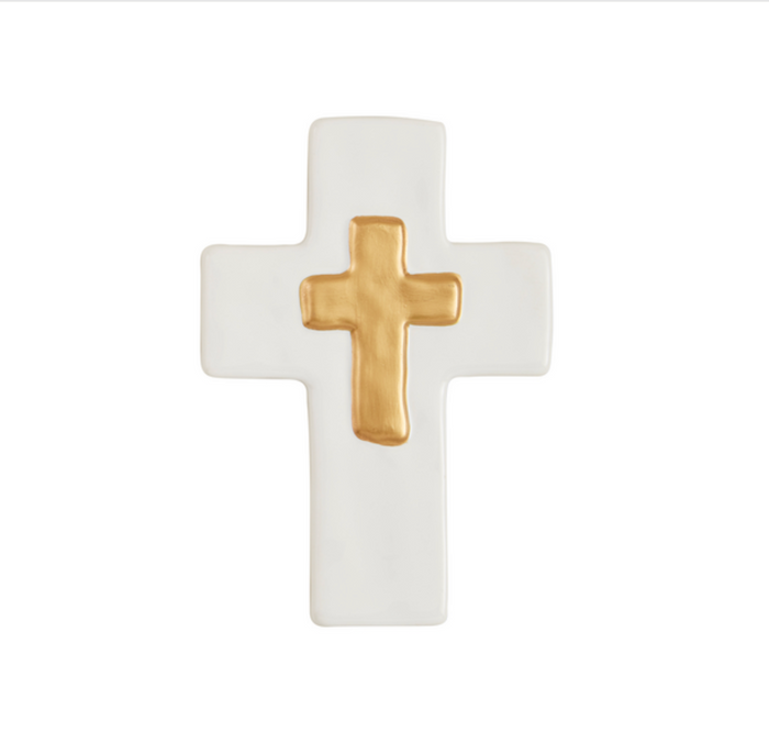 Ceramic Gold Thick Cross