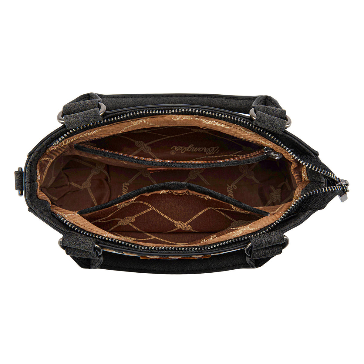 Wrangler Embroidered Swirl Mini Satchel/ Crossbody