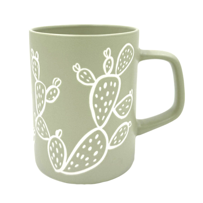 Prickly Pear Cactus Mugs