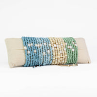 Dolly Glass Beads with a Freshwater Pearl Pull Bracelet: Beach