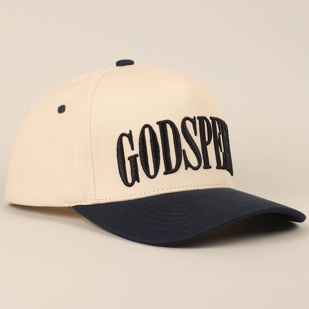 GODSPEED Two-Tone Embroidered Trucker Hat: ONE SIZE