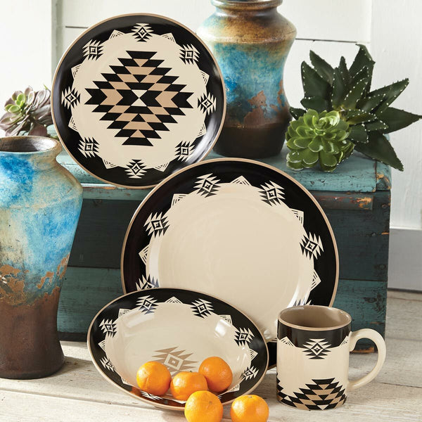 Aztec Chalet 16 Piece Dinnerware Set