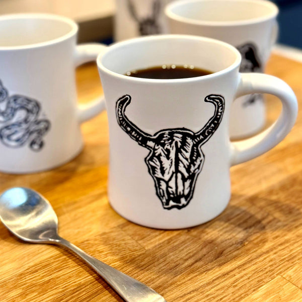 Bison Skull Mug