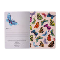 Butterflies on Blue Notebook