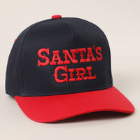 Santa’s Girl Embroidery Trucker Hat