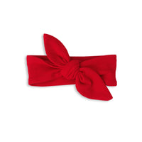 Baby Girl's Christmas Cotton Headbands: Red Stripes
