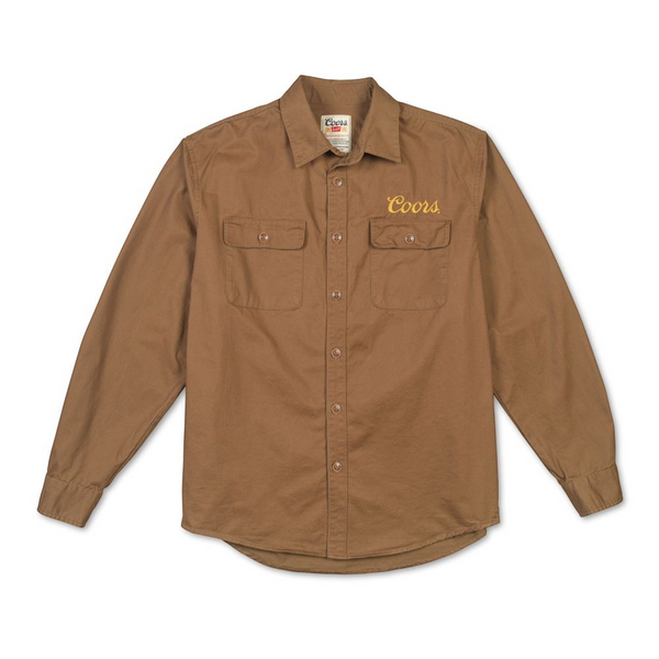 Coors Woodland Logger Button Down Shirt