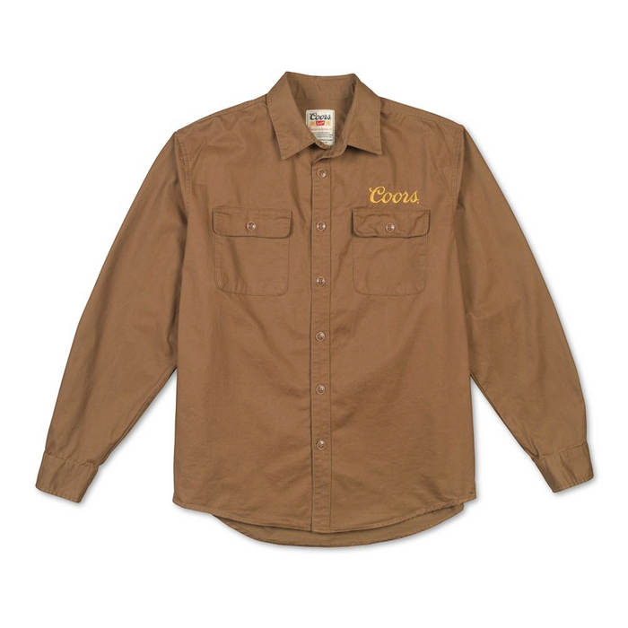 Coors Woodland Logger Button Down Shirt
