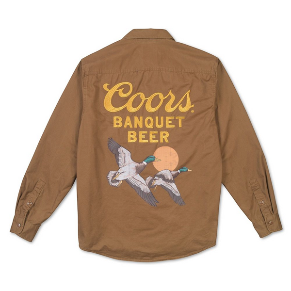 Coors Woodland Logger Button Down Shirt