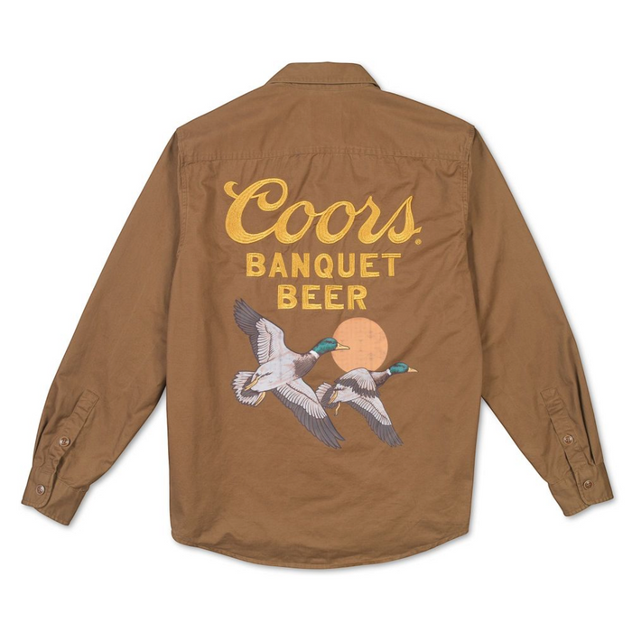 Coors Woodland Logger Button Down Shirt