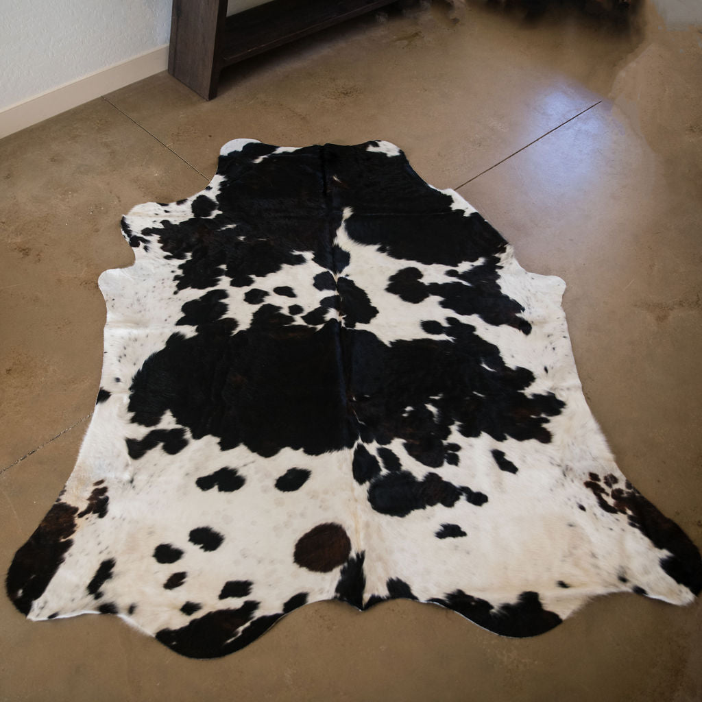 Large Brindle Long Hair Cowhide