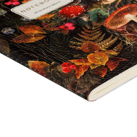 Forest Mushrooms Vegan Leather Notebook