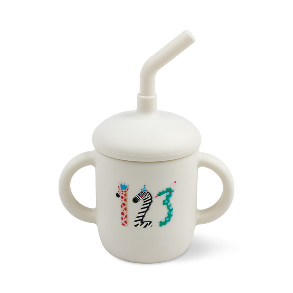 Fresh & Messy Silicon Sippy Cup ABC123