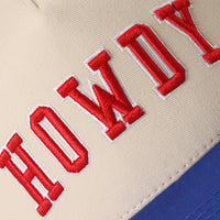 Howdy 3D Letter Embroidered Trucker Hat