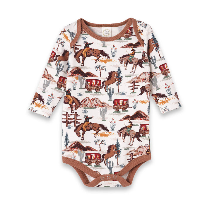Cowboy Baby Bodysuit - Bamboo Western Spirit Onesie
