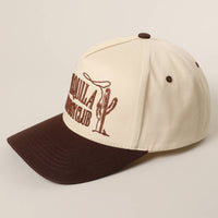TEQUILA COWBOY CLUB 3D Letter Embroidery Two-Tone Trucker : Brown / ONE SIZE