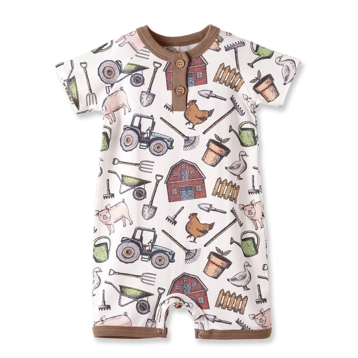 Farmer's Market Bamboo Baby Onesie