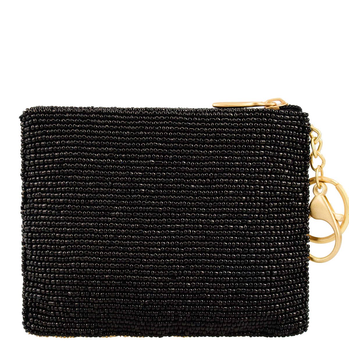 The Queen Playing Card Beaded Coin Purse