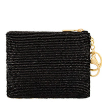 The Queen Playing Card Beaded Coin Purse