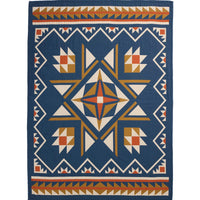 Pendleton Quilted Star Indigo Matelasse Coverlet