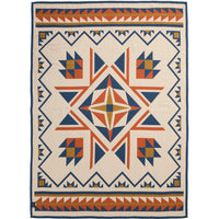 Pendleton Quilted Star Indigo Matelasse Coverlet