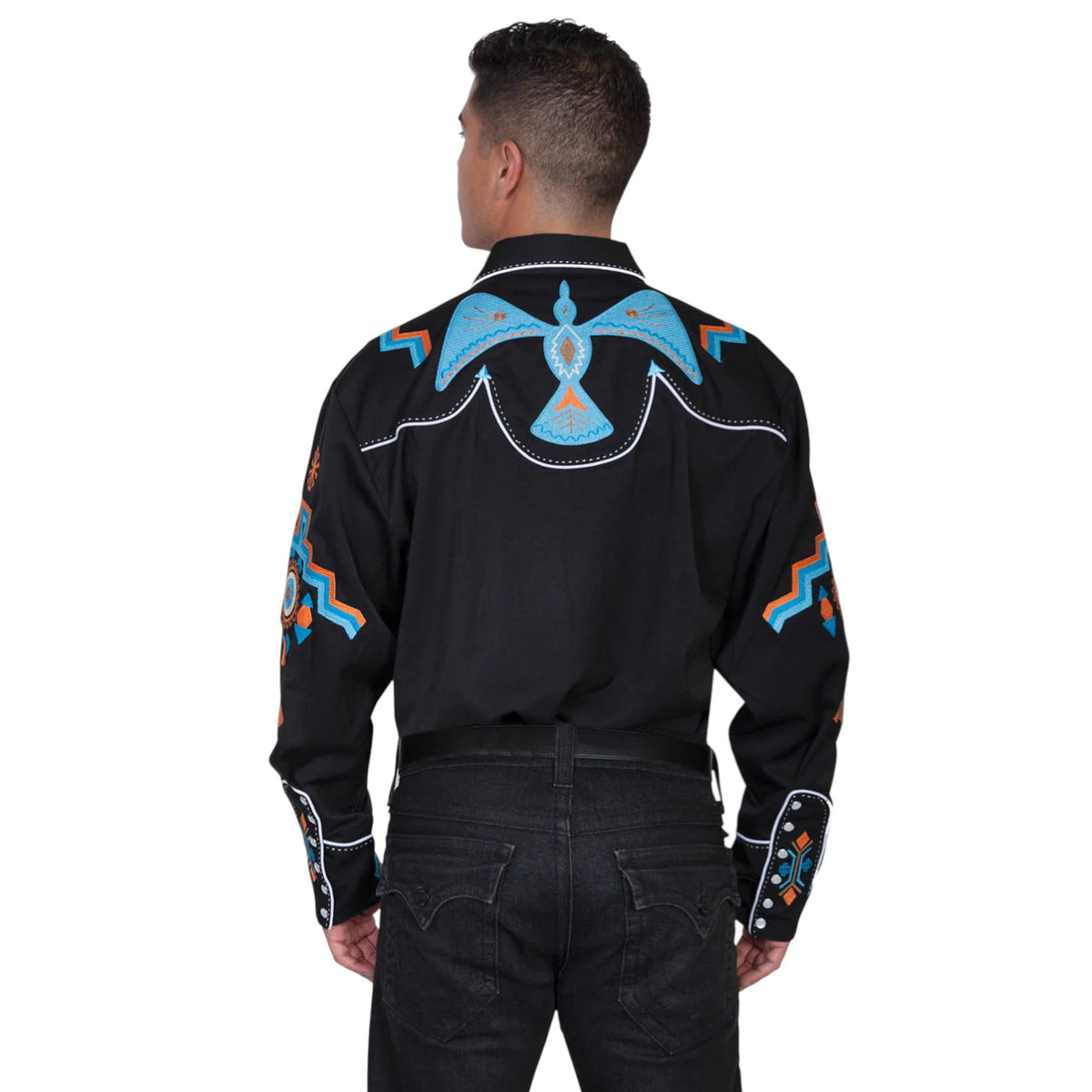 Men's Scully Phoenix Embroidered Shirt