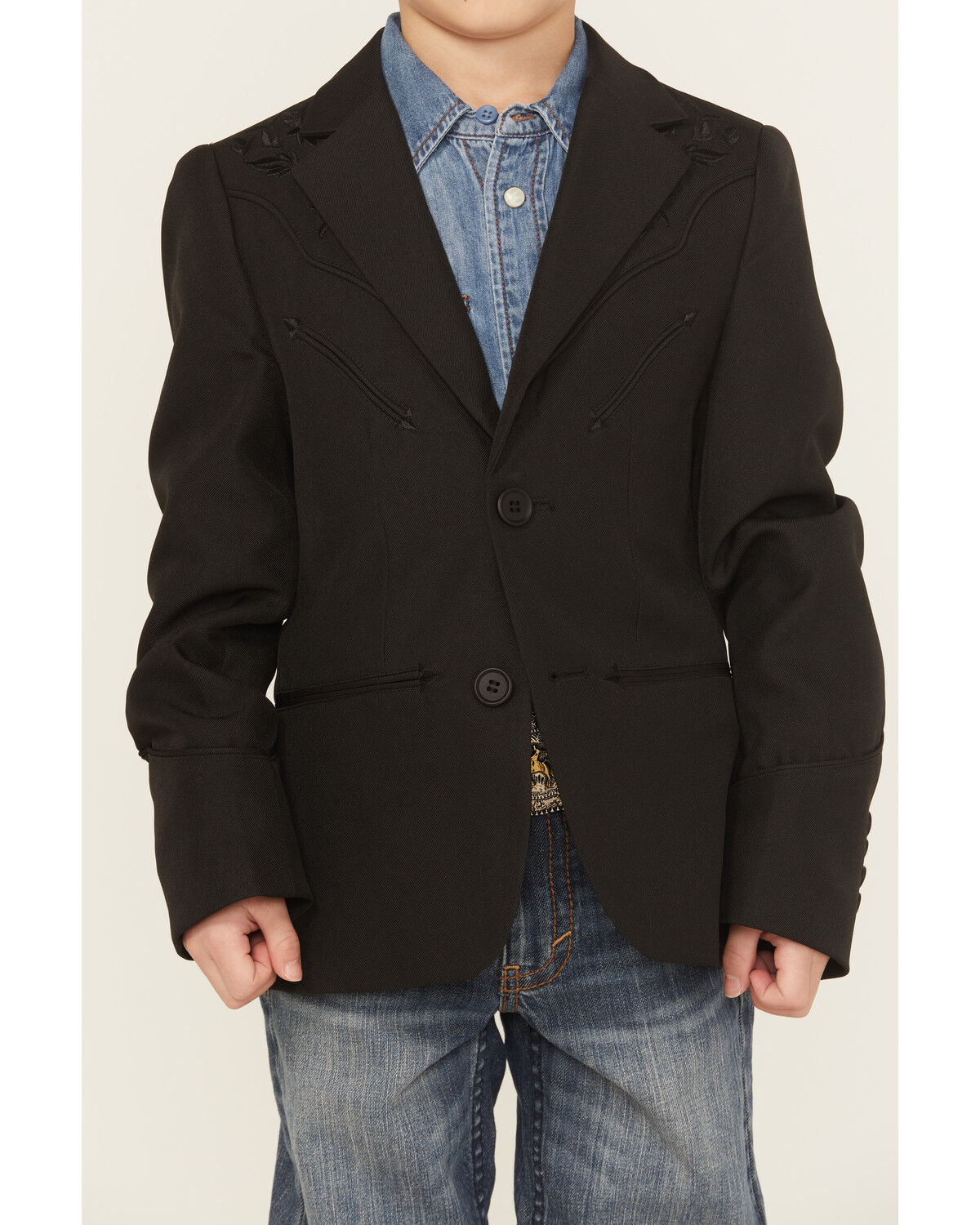 Scully Kids Floral Button-Down Sportcoat