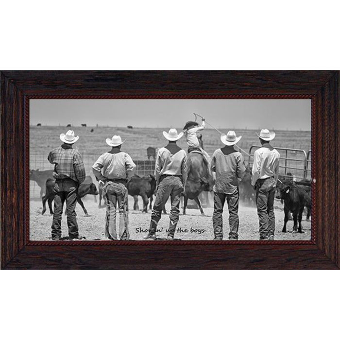 Showin Up The Boys Photo Frame