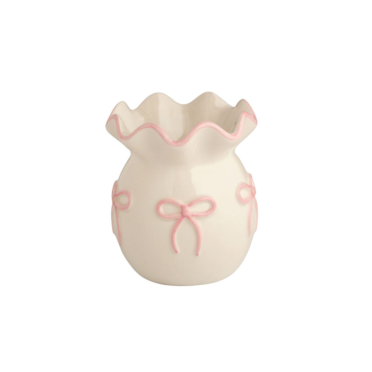 Valentine's Ruffle Bud Vase