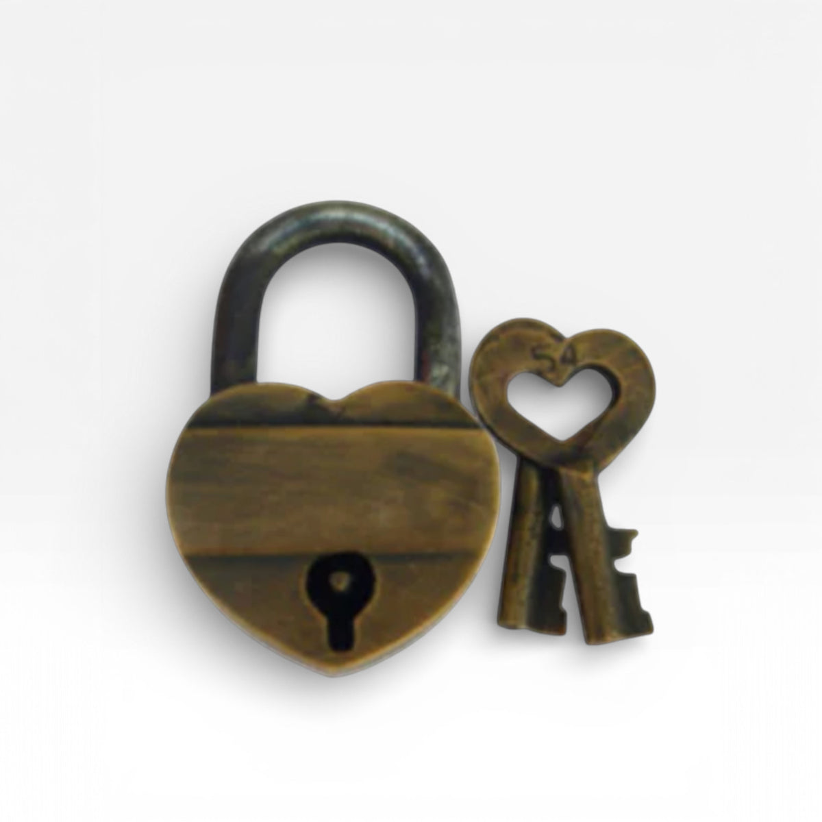 Sweetheart Brass Heart Lock