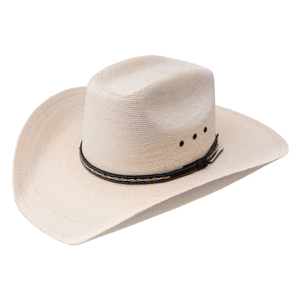 Stetson Square Eyelets Straw Cowboy Hat