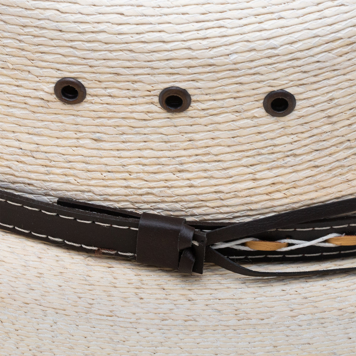 Stetson Square Eyelets Straw Cowboy Hat