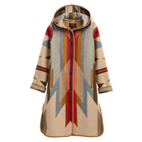 Pendleton Hooded Jacquard Coat
